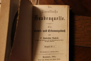 antiquarisches Buch – P. Ambrosius Amherd  – Die himmlische Gnadenquelle. Ein Gebet- und Erbauungsbuch. 2. Ausgabe [Absolute Rarität]