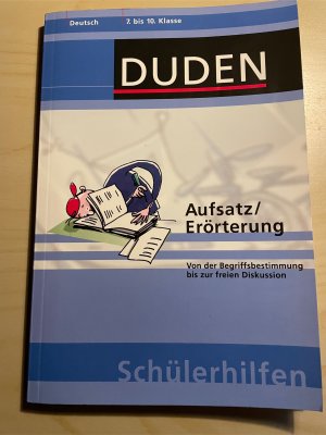 gebrauchtes Buch – Duden – Aufsatz/Erörterung