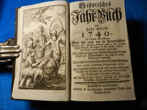 Historisches Jahr - Buch vom Jahr Christi 1740