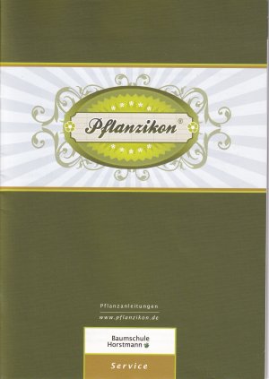 Pflanzikon, Pflanzanleitungen, Baumschule Horstmann