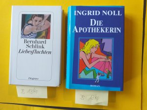 gebrauchtes Buch – Bernhard Schlink + Ingrid Noll – 2 Bücher " Liebesfluchten " + Die Apothekerin "