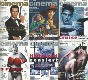 gebrauchtes Buch – Cinema 1996: Heft 1 Januar 96 212 + 2 Februar 96 213 + 4 April 96 215 + 6 Juni 96 217 + 7 Juli 96 218 + 8 August 96 219