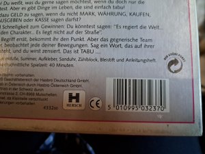 gebrauchtes Spiel – Tabu von 1993