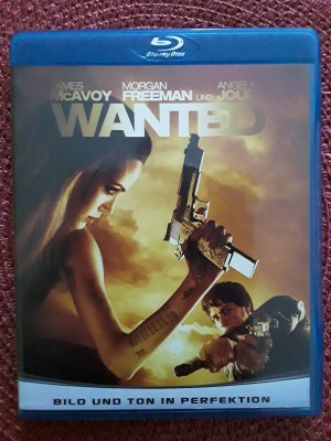 gebrauchter Film – "Wanted "  Actionkino  mit  Angelina Jolie  und  James McAvoy    Blu Ray