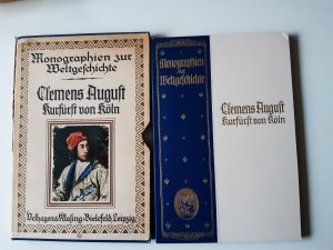 antiquarisches Buch – Edmund Renard – Clemens August Kurfürst von Köln:  Ein rheinischer Mäzen und Weidmann des 18. Jahrhunderts