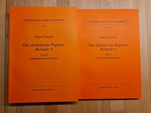 Der demotische Papyrus Rylands 9 - I Text und Übersetzung. II Kommentare und Indizes