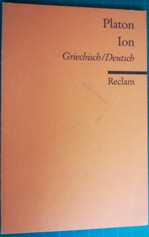 gebrauchtes Buch – Platon, Hellmut Flashar – Ion - Griechisch Deutsch