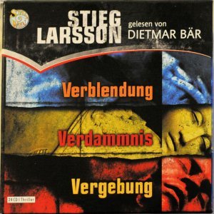 gebrauchtes Hörbuch – Stieg Larsson – Die Millennium Trilogie - Verblendung - Verdammnis - Vergebung