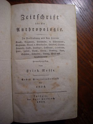 Zeitschrift für die Anthropologie - 1824