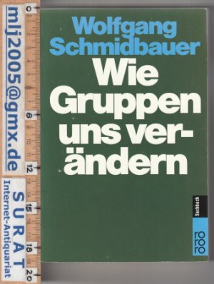 gebrauchtes Buch – Wolfgang Schmidbauer – Wie Gruppen uns verändern. Vom Training zur Institutionsanalyse.