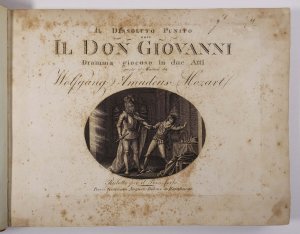 Il dissoluto punito osia il Don Giovanni Dramma giocoso in due atti posto in Musica da Wolfgang Amadeus Mozart. Ridotto per il Pianoforto. Hamburg, G. […]