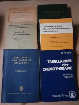 Krebs/ Chemotherapie- 6 Fachbücher