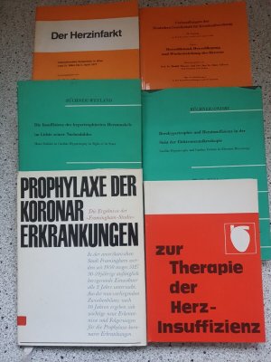 Herz - 6 Medizinische Fachbücher SCHRIFTEN