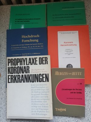 Herz / Hochdruck - 6 Medizinische FACHBÜCHER