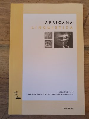 gebrauchtes Buch – Royal Museum for Central Africa - Tervuren - Belgium – Africana Linguistica - Vol XXVII (27) 2021