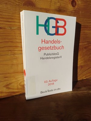 gebrauchtes Buch – Fleischer, Holger  – Handelsgesetzbuch, mit Einführungsgesetz, Publizitätsgesetz und Handelsregisterverordnung – Textausgabe mit ausführlichem Sachregister und einer Einführung