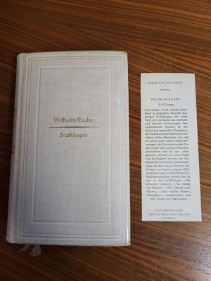 antiquarisches Buch – Wilhelm Raabe – Erzählungen