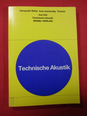 gebrauchtes Buch – Ivar Veit – Technische Akustik