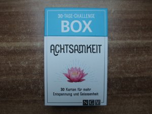 30-Tage-Challenge BOX. Achtsamkeit