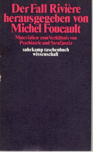 gebrauchtes Buch – Michel Foucault  – Der Fall Rivière