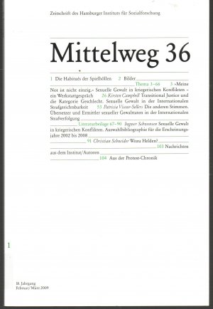 Mittelweg 36 - Zeitschrift des Hamburger Instituts für Sozialforschung