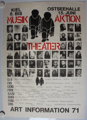 Musik. Aktion. Theater. Art Information 1971, Tangerine Dream, Ash Ra Tempel, Ton Steine Scherben, Kiel, Poster, Plakat. Kraut-Rock, Kiel, Poster, Plakat […]