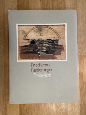 Friedlaender Radierungen Propyläen MIT Original-Farbradierung signiert und nummeriert