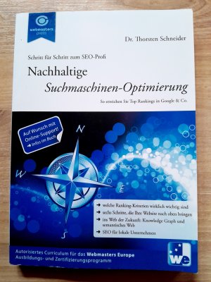 gebrauchtes Buch – Dr. Thorsten Schneider – Nachhaltige Suchmaschinen-Optimierung