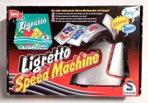 gebrauchtes Spiel – Ligretto Speed Machine 2007 Schmidt Spiele - ab 8 Jahren - für 2 - 4 Spieler - Spieldauer ca 10 Minuten