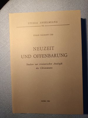 Neuzeit und Offenbarung