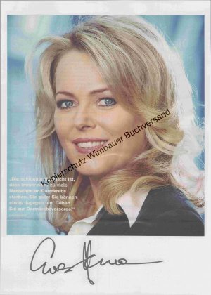 Original Autogramm Eva Herman /// Autogramm Autograph signiert signed signee