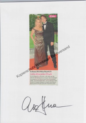 Original Autogramm Eva Herman /// Autogramm Autograph signiert signed signee