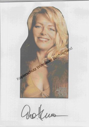 Original Autogramm Eva Herman /// Autogramm Autograph signiert signed signee