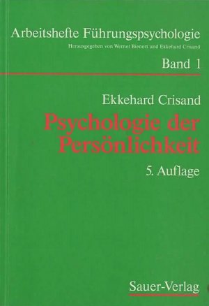 Psychologie der Persönlichkeit