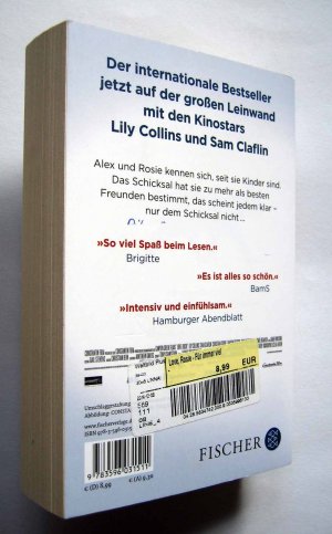 gebrauchtes Buch – Cecelia Ahern – Love, Rosie – Für immer vielleicht - Filmbuch (Zwei Königskinder die für einander bestimmt sind aber nicht zu einander finden.)