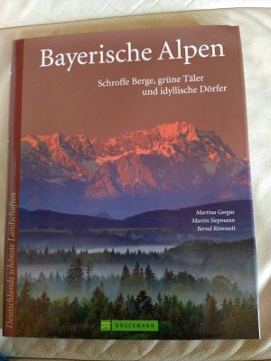 gebrauchtes Buch – Gorgas, Martina; Siepmann – Bayerische Alpen - Schroffe Berge, grüne Täler und idyllische Dörfer