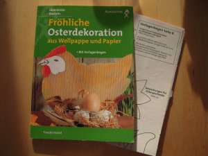 Fröhliche Osterdekorationen aus Wellpappe und Papier