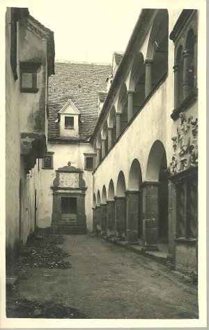 Postkarte: Riegersburg. Burghof. Steiermark Österreich 1931