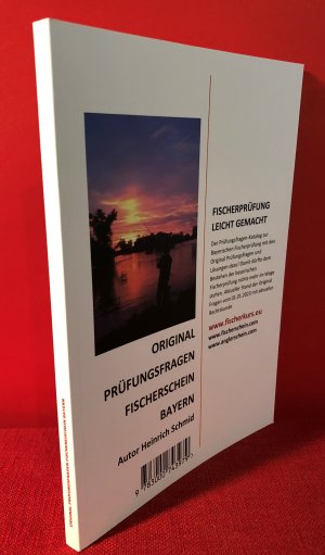 gebrauchtes Buch – Heinrich Schmid – Original Prüfungsfragen Fischerschein Bayern Deutschland