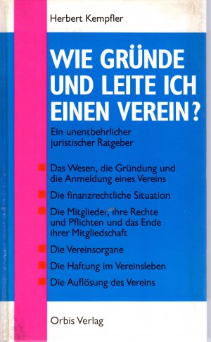 Wie gründe und leite ich einen Verein?