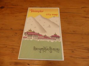 gebrauchtes Buch – Thimphu city map