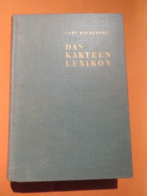 Das Kakteenlexikon. Enumeratio diagnostica Cactacearum.