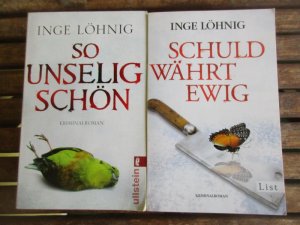 gebrauchtes Buch – Inge Löhnig – Bücherset (Buchreihe: Kommissar Dühnfort) - Band 3: So unselig schön / Band 4: Schuld währt ewig (Ein Kommissar-Dühnfort-Krimi 4)