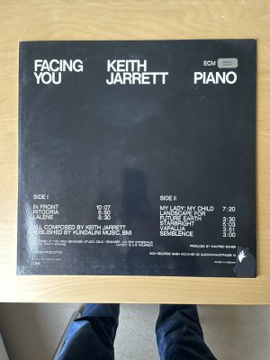 gebrauchter Tonträger – Keith Jarrett – Facing You