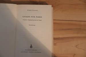 antiquarisches Buch – Günter Fraschka – Gnade für Paris