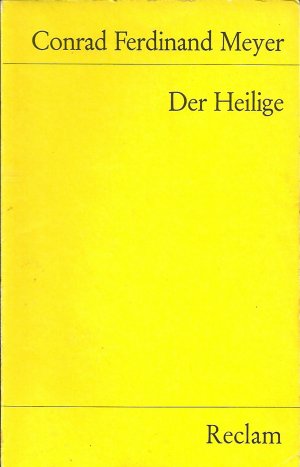 gebrauchtes Buch – Meyer, Conrad F – Der Heilige