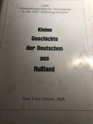 Kleine Geschichte der Deutschen aus Rußland