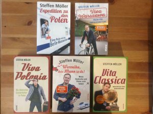 5 Bücher im Konvolut (Viva Polonia, Vita Classica, Viva Warszawa, Expedition zu den Polen)