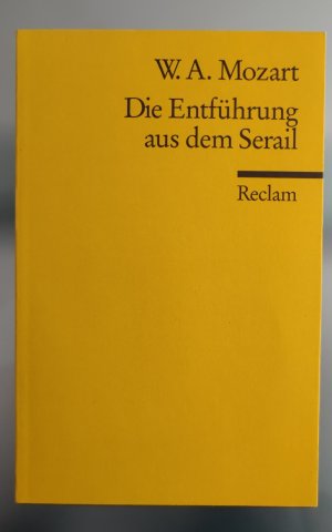 antiquarisches Buch – Wolfgang Amadeus Mozart – Die Entführung aus dem Serail/ NEU!