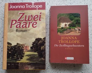 gebrauchtes Buch – Joanna Trollope = 2er Konvolut – Konvolut = 2 Romane von J. Trollope = 1. Zwei Paare / 2. Die Zwillingsschwestern